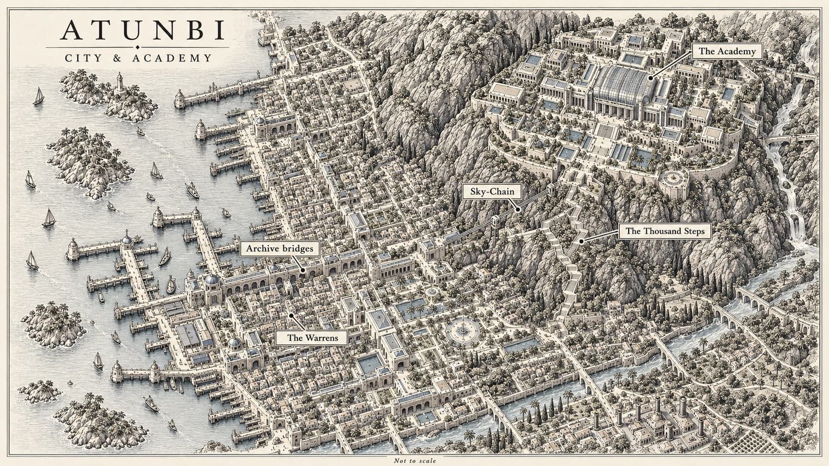 Map of Atunbi City & Academy